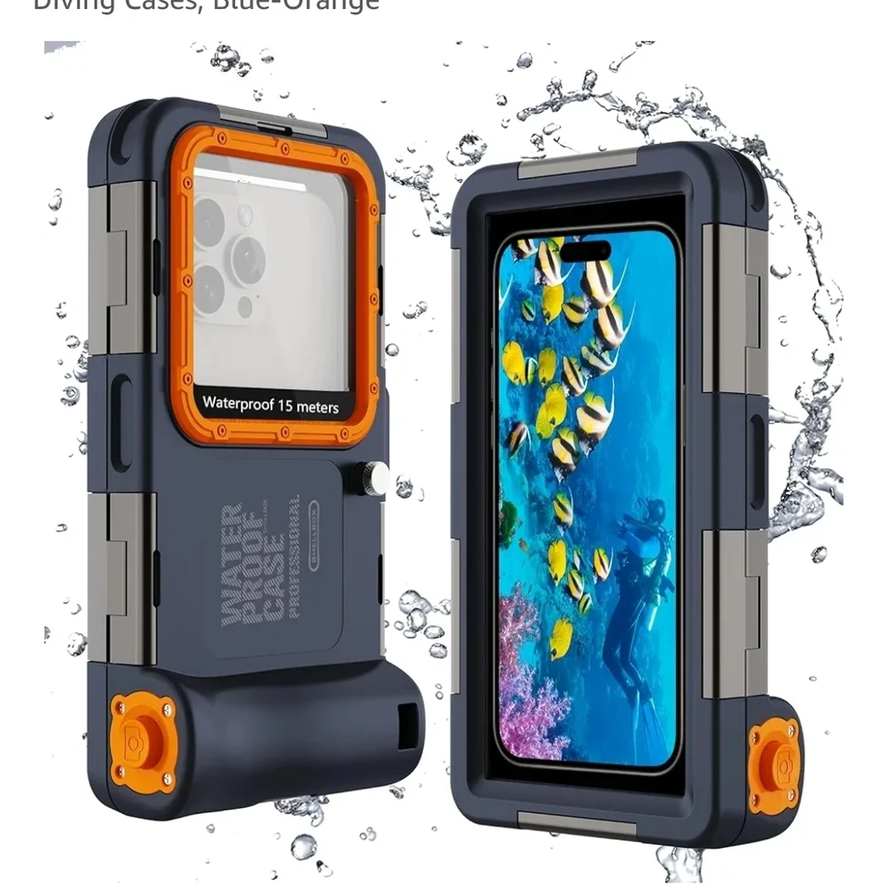 Waterproof Case - Black and Blue